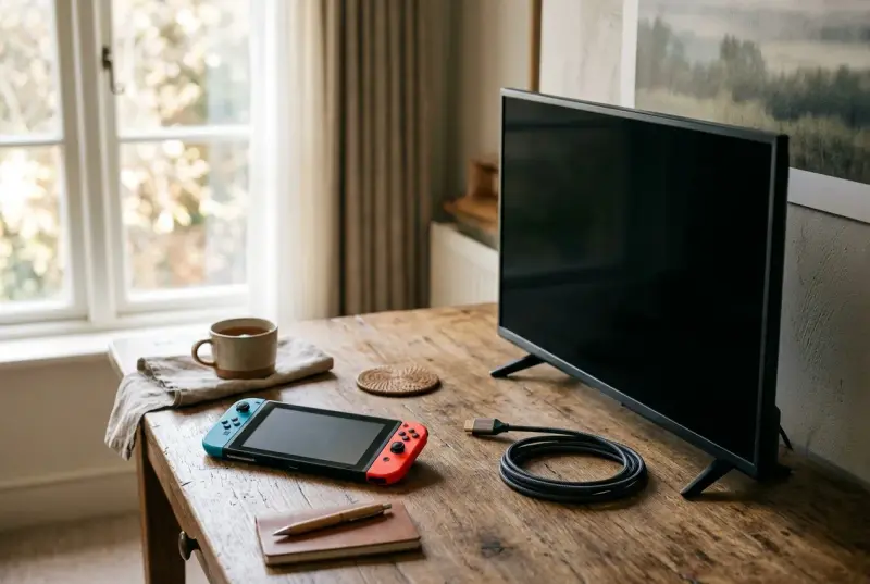 Jak podłączyć Nintendo Switch do telewizora w hotelu?